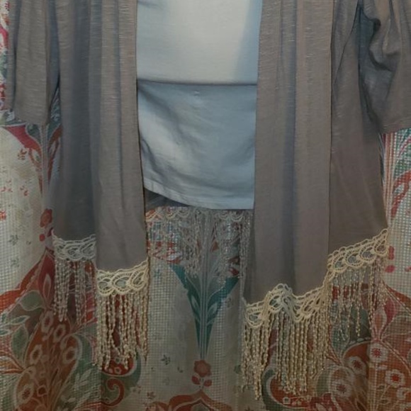 HEATHER GREY CARDIGAN - Picture 2 of 5